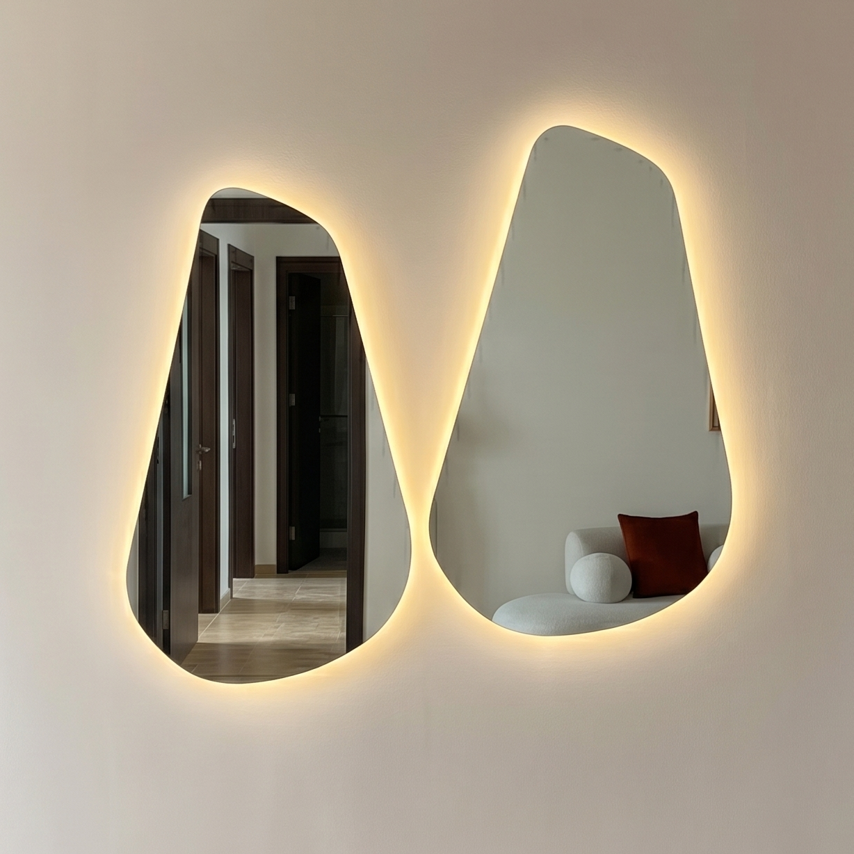 Miroir Double Silhouette