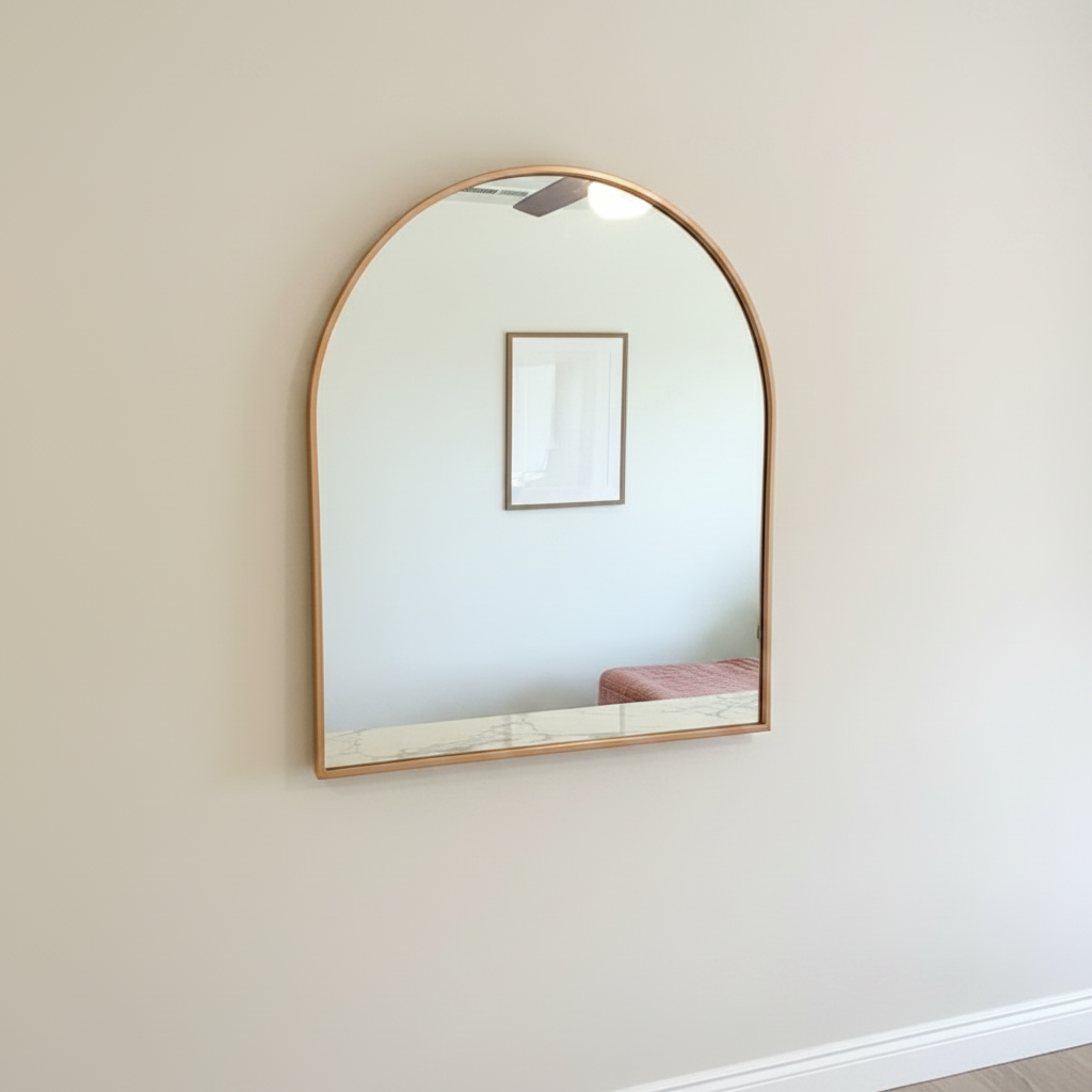 Miroir Arche Rose Gold – Mur