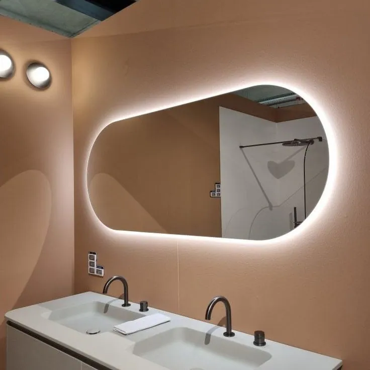 Miroir oval – Mirrorlux Maroc
