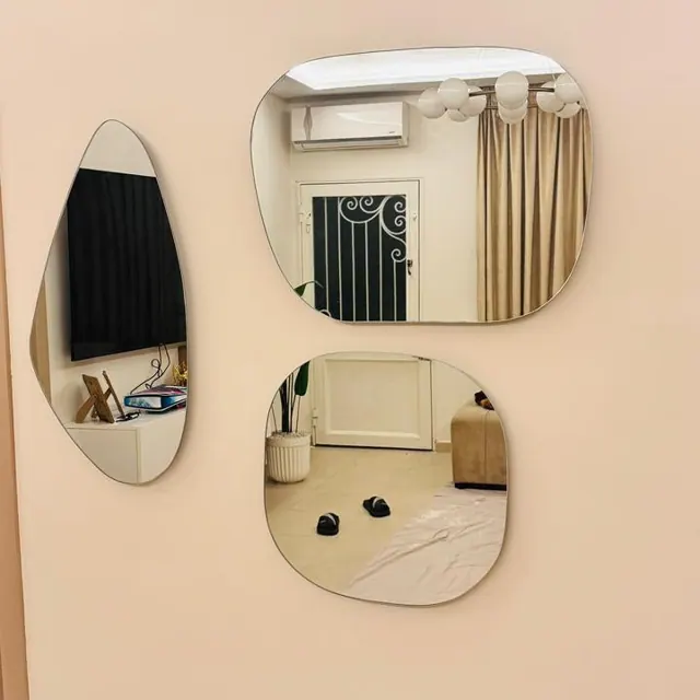Miroir Organique JPP – Composition Asymétrique – photo 2 – Mirrorlux Maroc