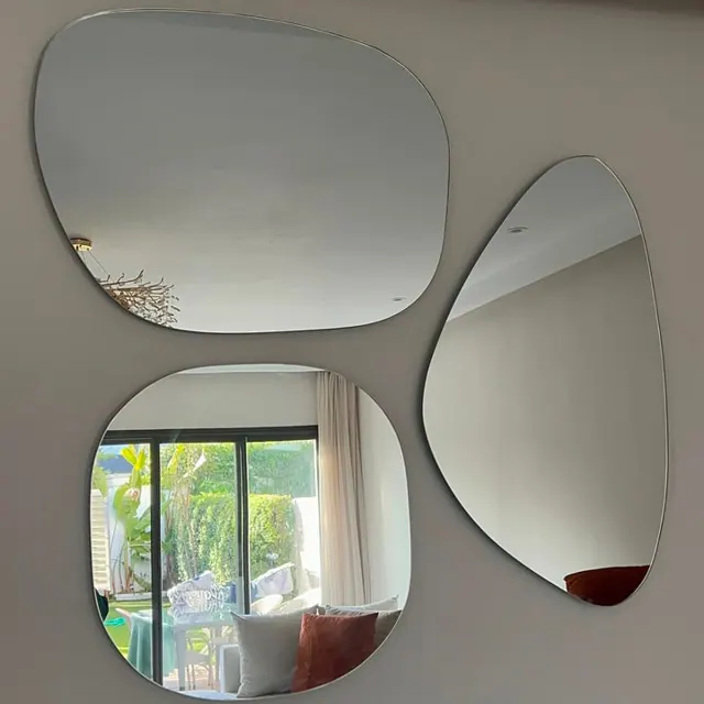 Set de 3 Miroirs Organiques JPP – Composition Florale – photo 4 – Mirrorlux Maroc