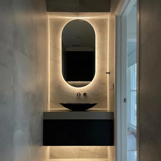 Miroir Ovale – photo 3 – Mirrorlux Maroc